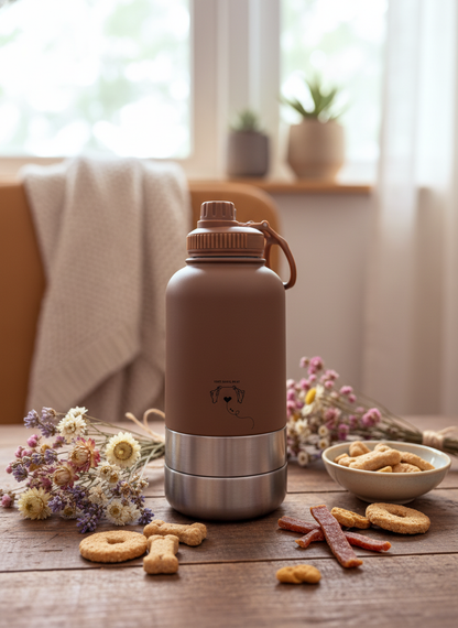 Adventure Dog Walk Water Bottle – 32oz Hydration Bottle