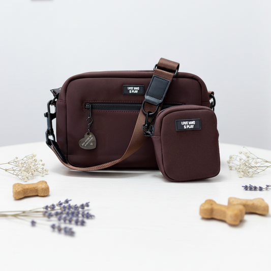The Crossbody bag + Mini treat pouch duo