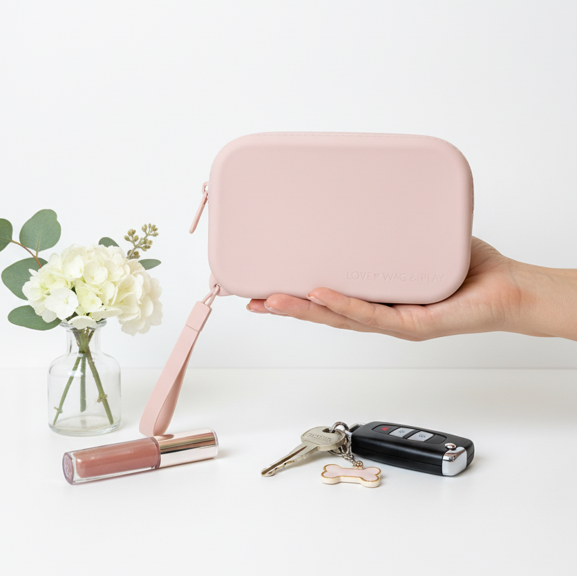 Dog Mom + Pup Matching Set – Neutral Pouch Duo