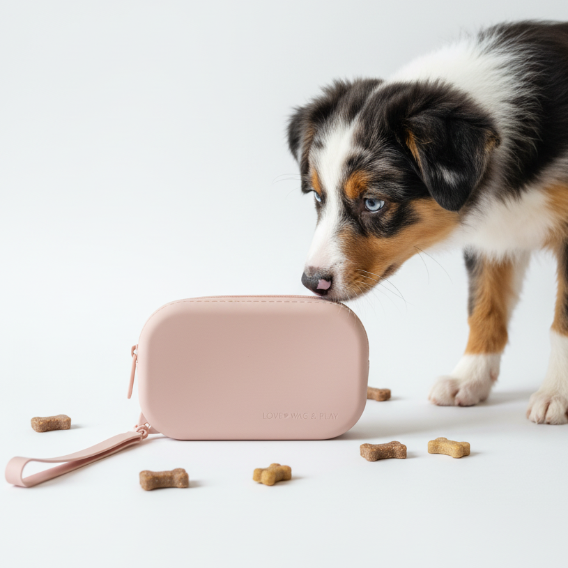 Dog Mom + Pup Matching Set – Neutral Pouch Duo