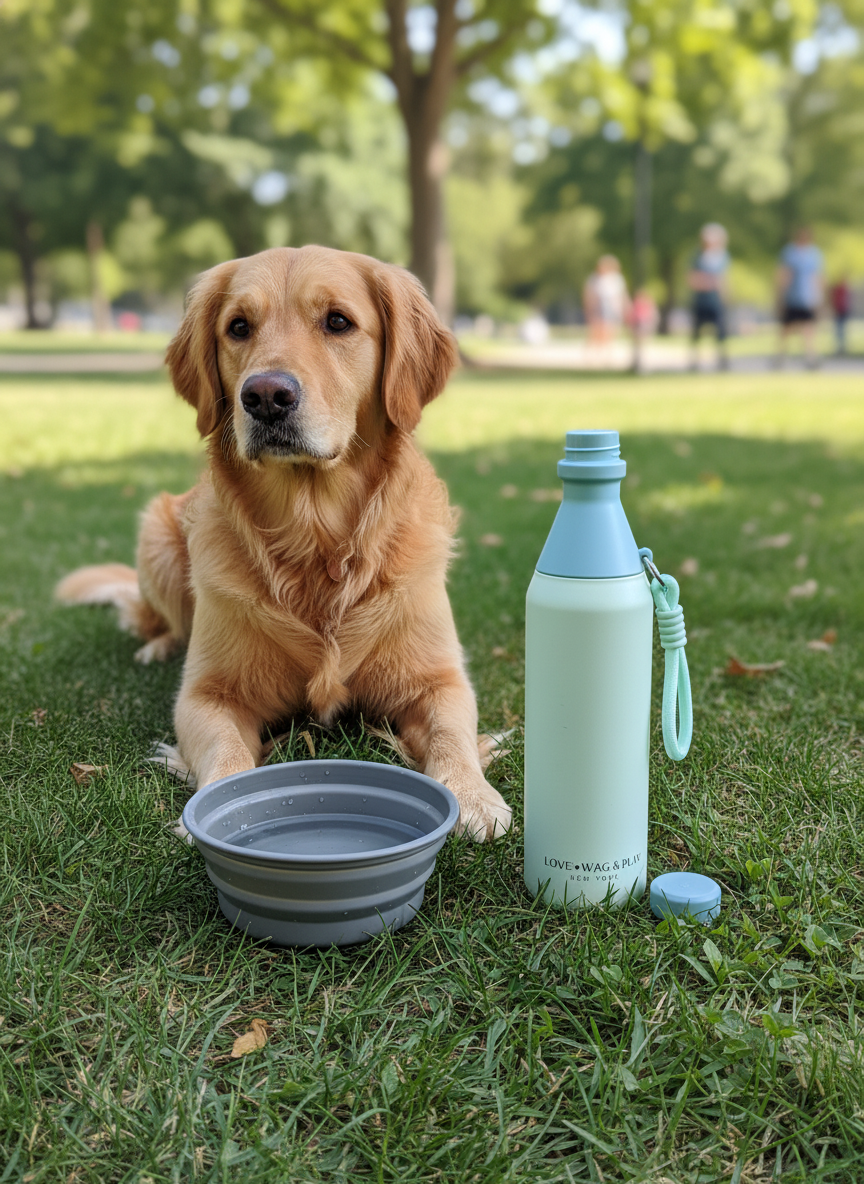 Neutral Dog Walk Bottle – 16oz Lightweight Sip Bottle